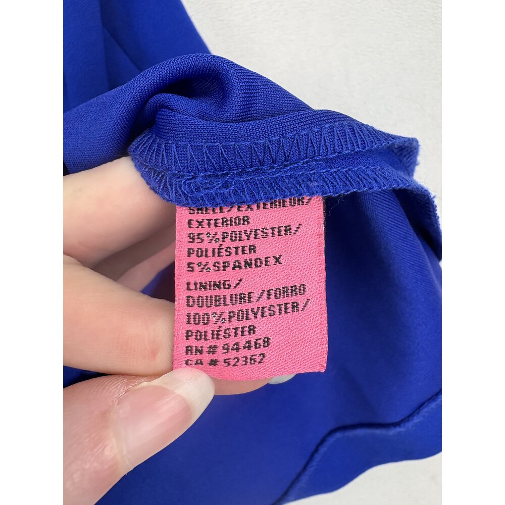 Betsey Johnson Cobalt Blue Sheath Midi Dress Size 6 - Picture 5 of 12